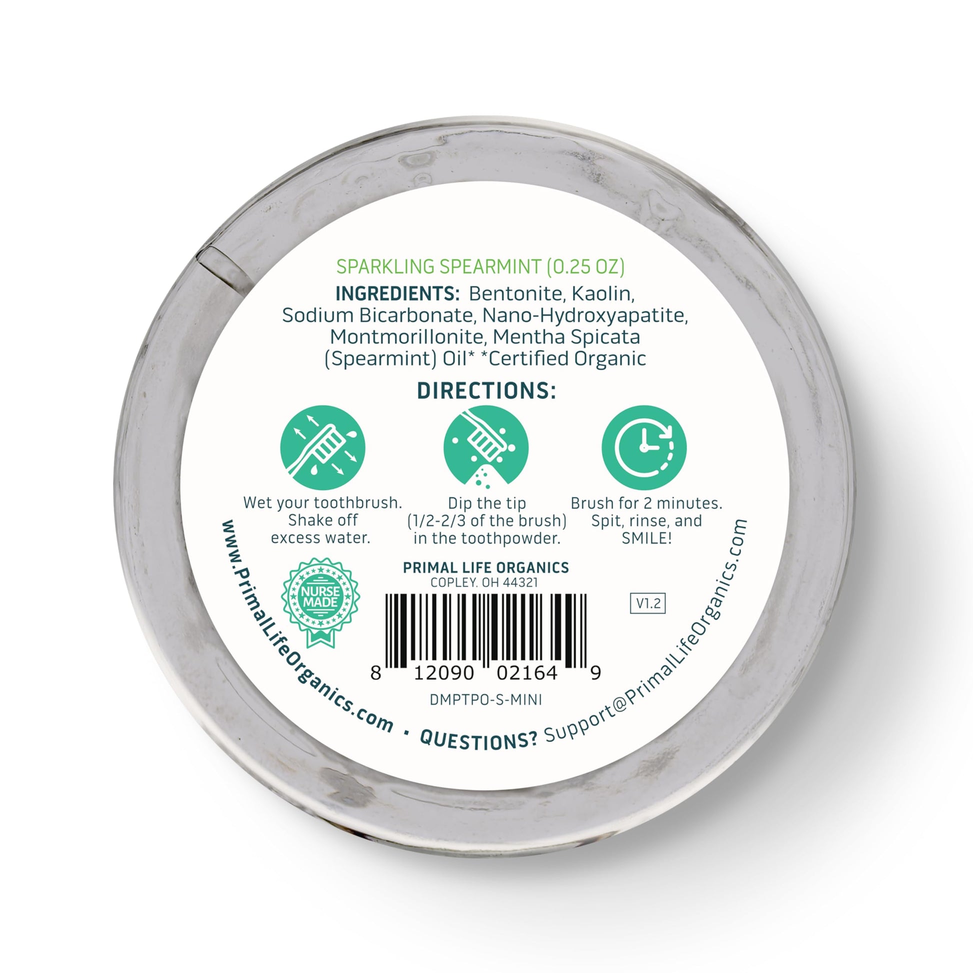 Primal Life Organics: Powdered Mineral Toothpaste, Fluoride - Free, Perfect For All Ages - The Tribalist