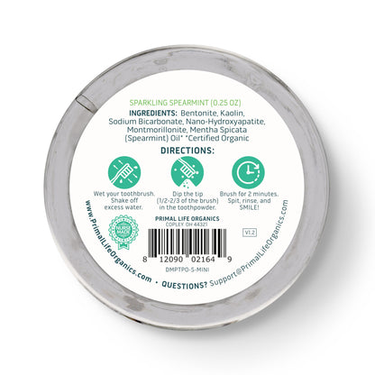 Primal Life Organics: Powdered Mineral Toothpaste, Fluoride - Free, Perfect For All Ages - The Tribalist