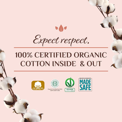 Organyc 100% Certified Organic Cotton Hospital Postpartum Pads