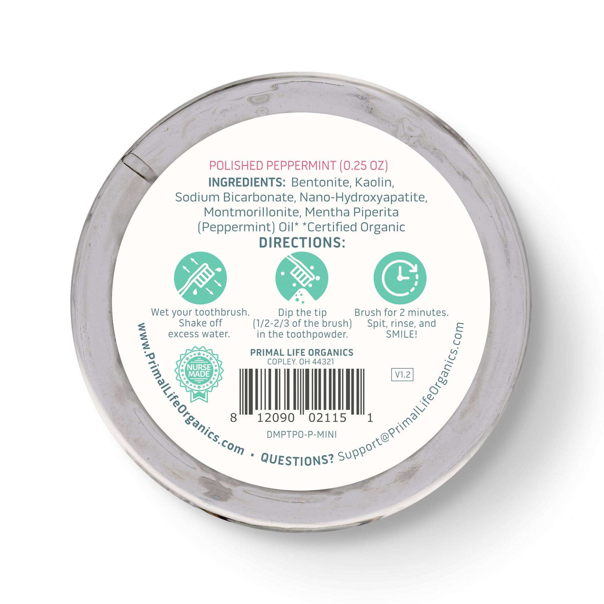 Primal Life Organics: Powdered Mineral Toothpaste, Fluoride - Free, Perfect For All Ages - The Tribalist