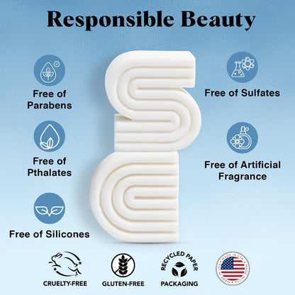 Fragrance-Free Shampoo, Body Wash & Conditioner Bar Set, Vegan – Kitsch Ultra Sensitive