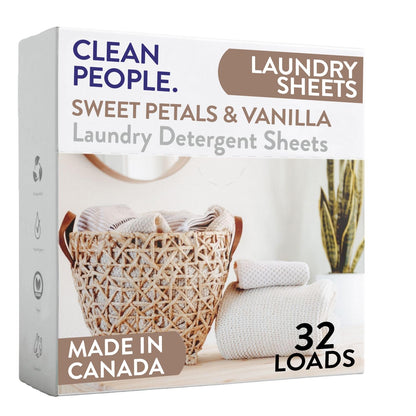 Toxin-Blocking Sleep & Laundry: Non-Toxic Clean People Ultra-Concentrated Detergent Sheets