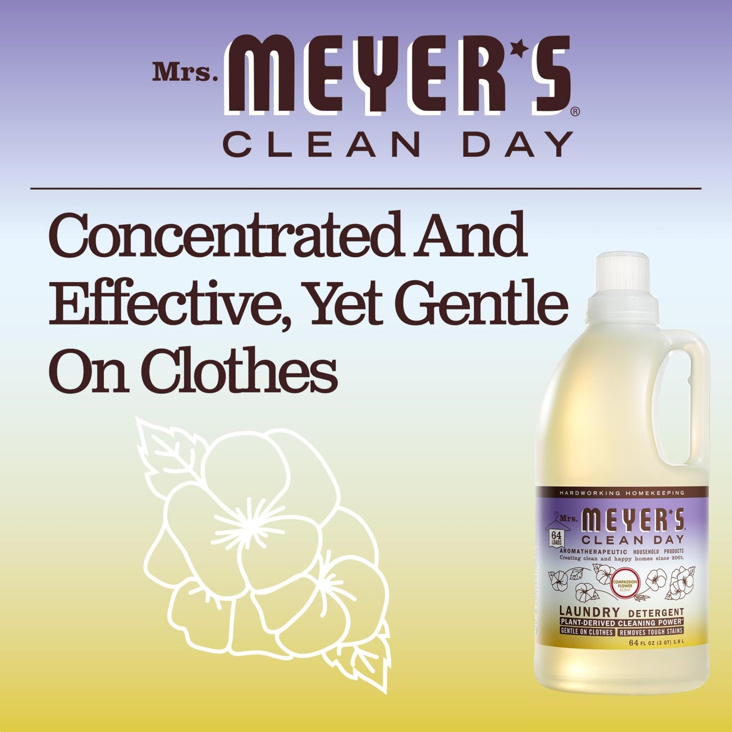 Mrs. Meyer's Clean Day Lavender Concentrated Liquid Laundry Detergent