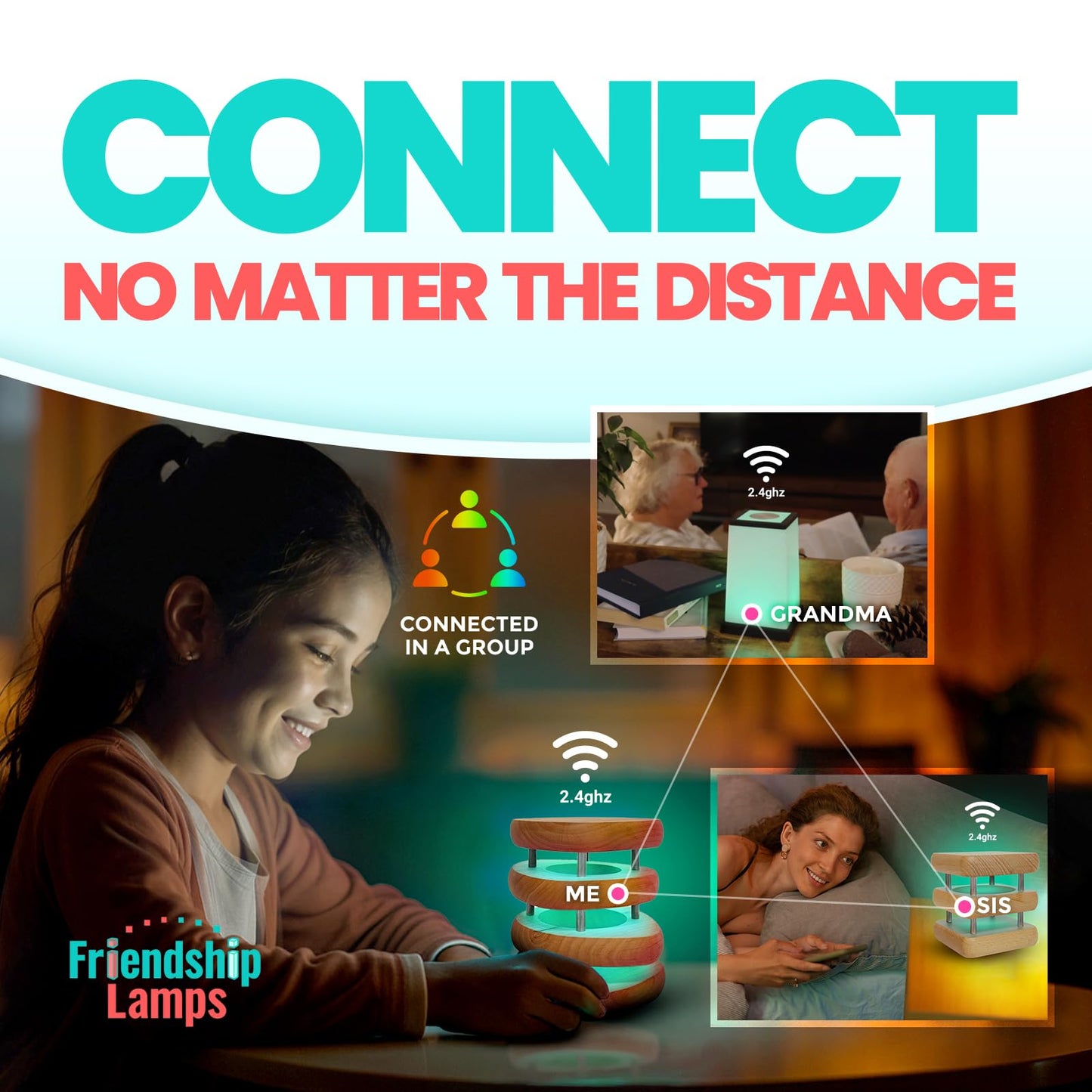 Filimin Friendship Lamp: Mid-Century Knotty Alder Wood