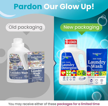 Truly Free Plant-Based Refillable Laundry Wash for Sensitive Skin