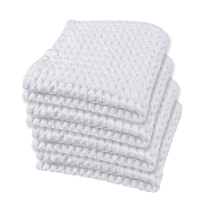 Gilden Tree Bathroom Mat: 100% Absorbent Cotton Waffle Weave