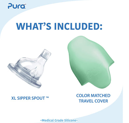 Pura Kiki 11oz MadeSafe Certified 100% Plastic-Free Sippy Cup