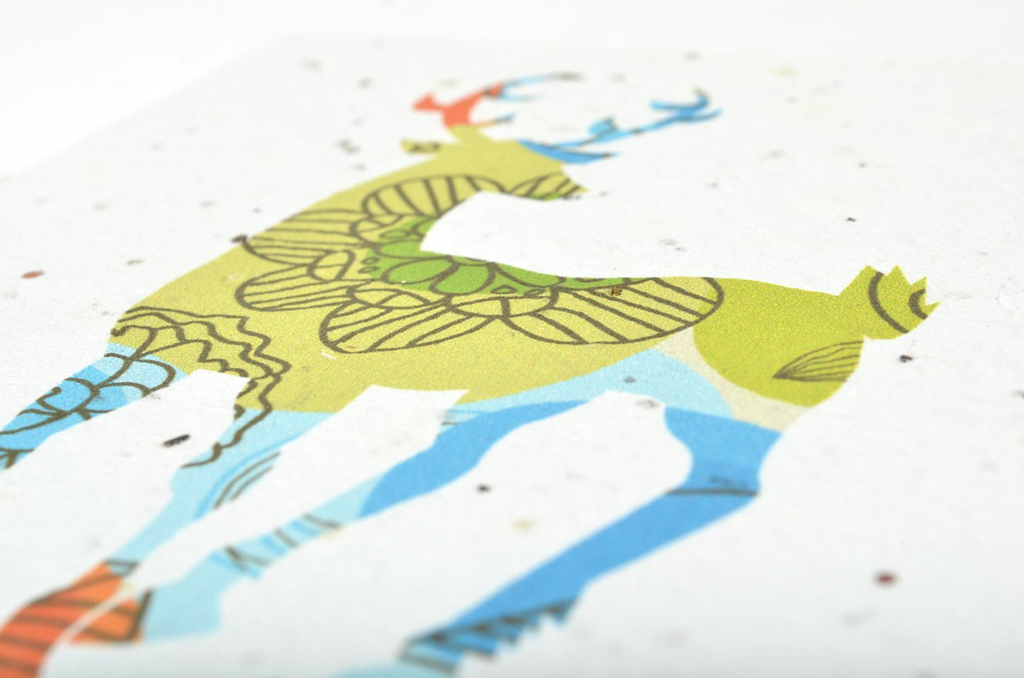 Grows When Planted: Eco-Friendly Seed Paper Cards Made from 100% Post-Industrial Recycled Paper