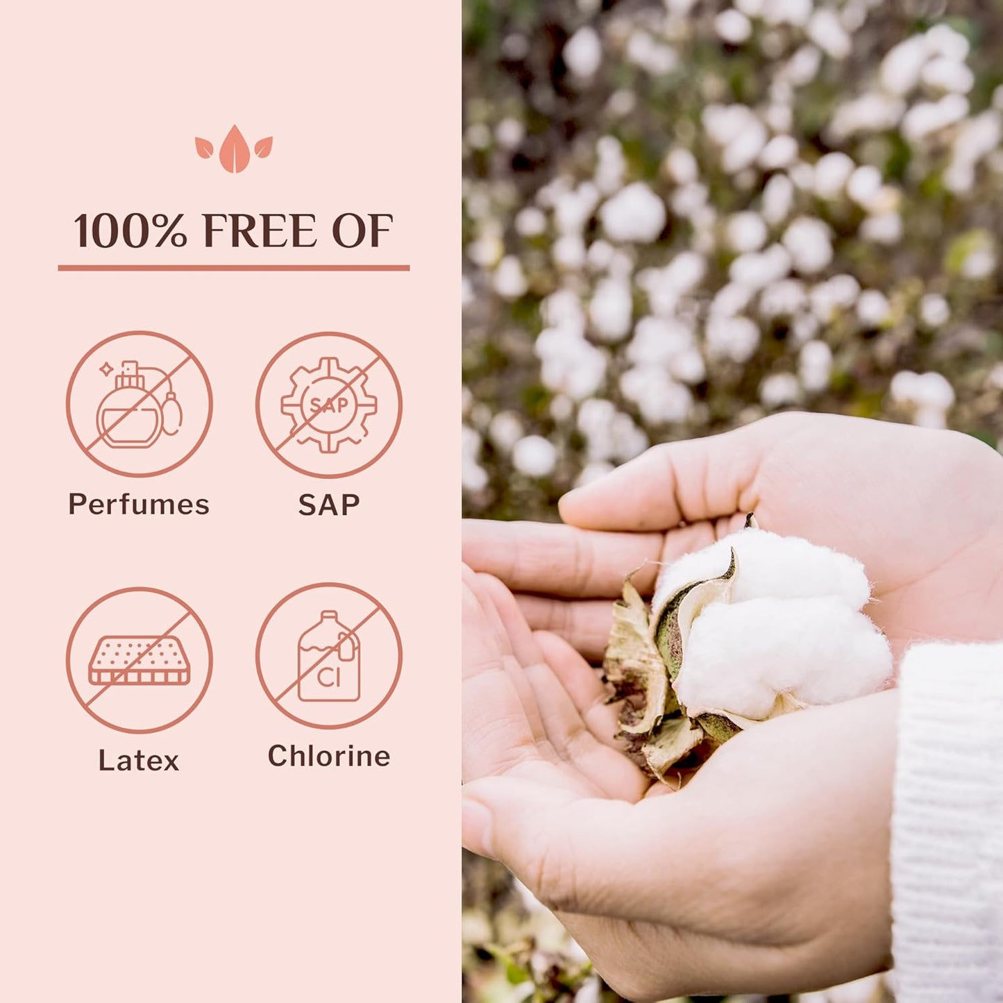 Organyc 100% Certified Organic Cotton Hospital Postpartum Pads