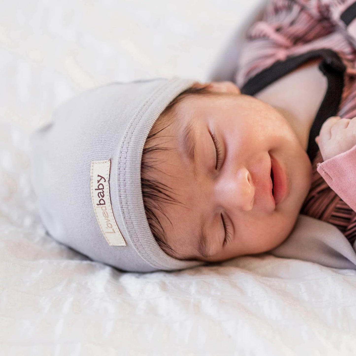 L'ovedbaby GOTS Certified 100% Organic Cotton Infant Cap