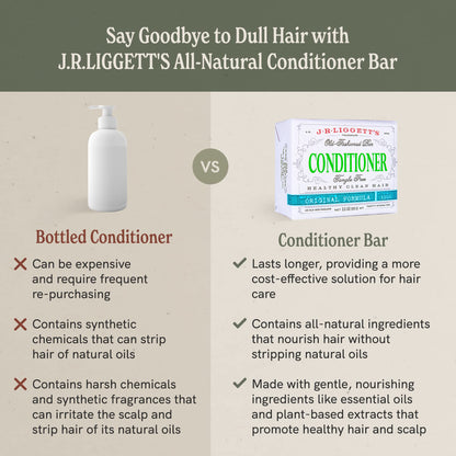 J·R·LIGGETT'S All-Natural Shampoo Bar: Tea Tree, Jojoba & Peppermint