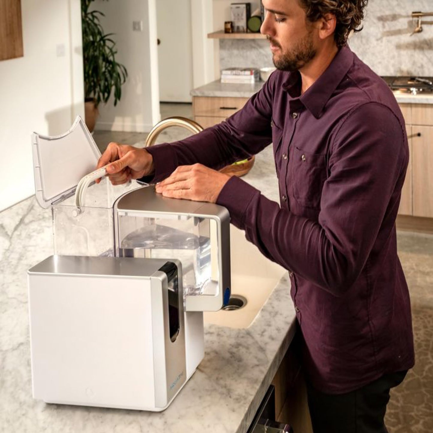 AquaTru Classic Countertop Reverse Osmosis Water Purifier: Certified for PFAS, Lead, and Fluoride