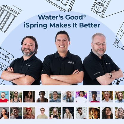 Compact Whole-House PFAS & Lead Water Filter, 2-Stage – iSpring WGB21B-PFKS