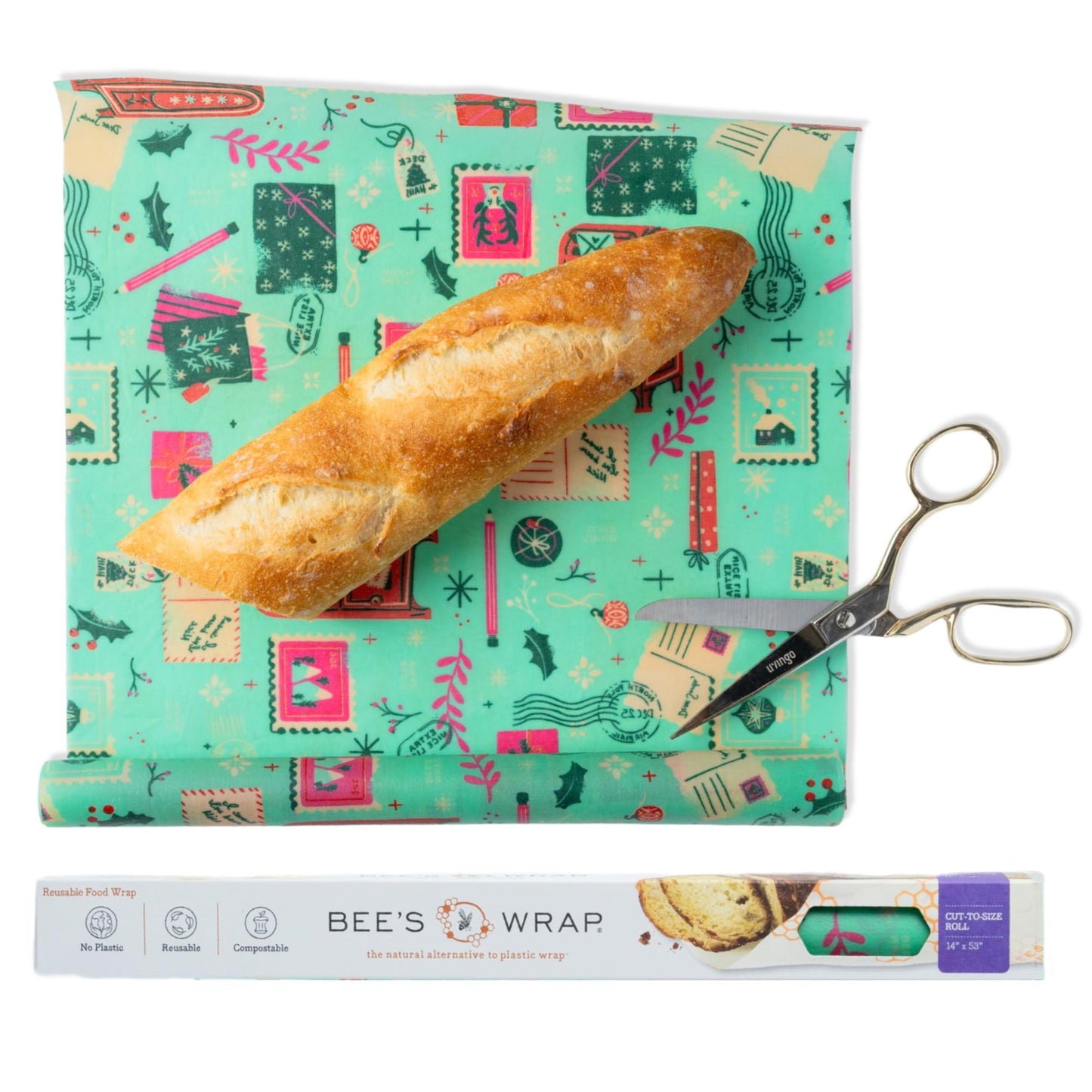 Bee’s Wrap Reusable Beeswax Food Wrap Roll (14" x 52")