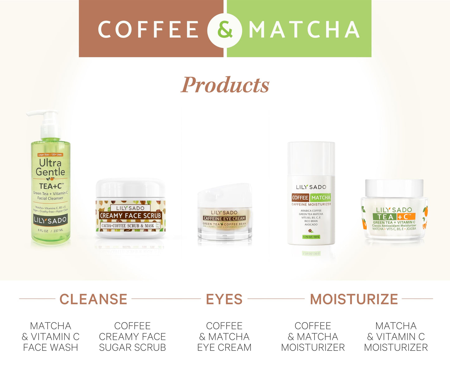 Microplastic-Free Matcha Sugar Face Scrub, Vegan – Lily Sado