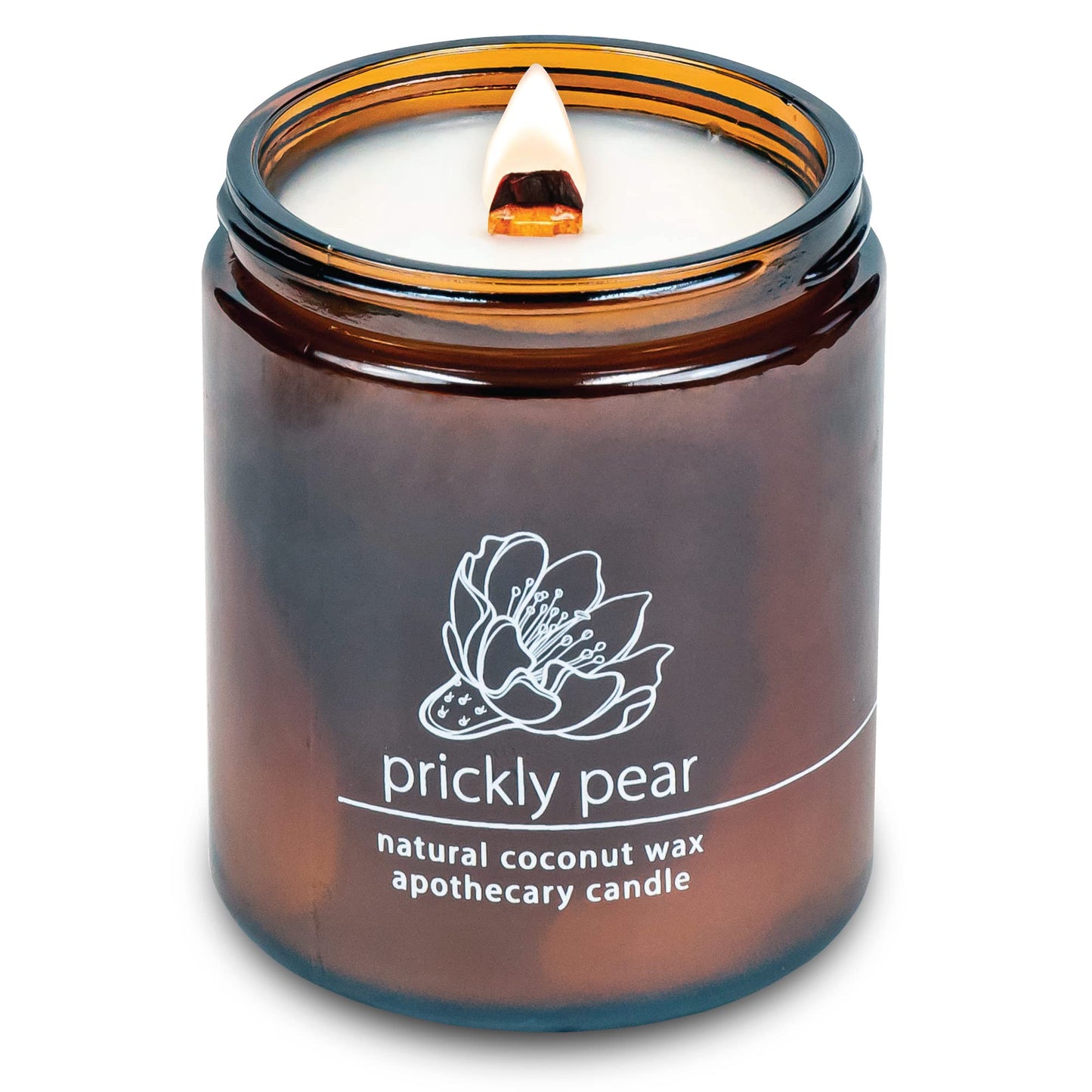 Non-Toxic Coconut Wax Candle: Signature Crackling Wood Wick, Phthalate-Free, 60-Hour Clean Burn