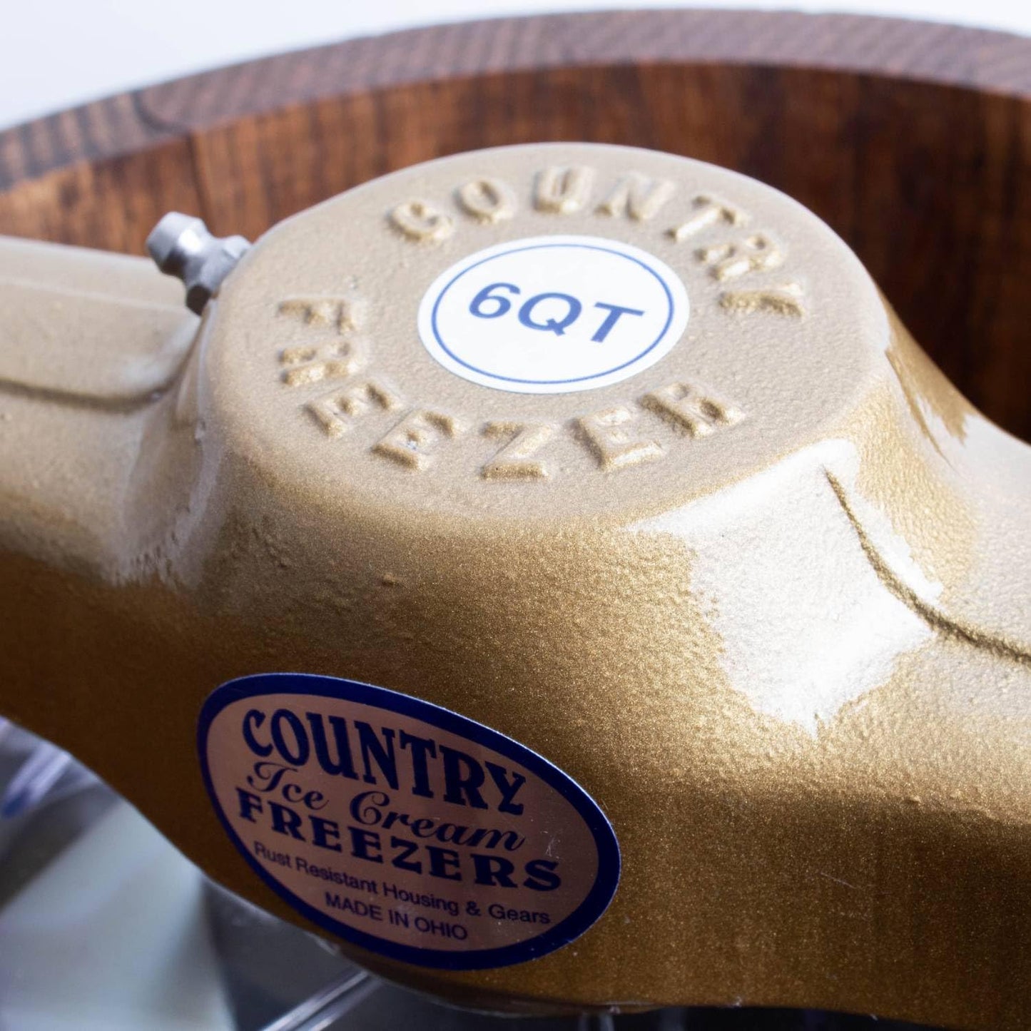 Lehman’s Manual Hand-Crank Ice Cream Maker (4 Quart Capacity)