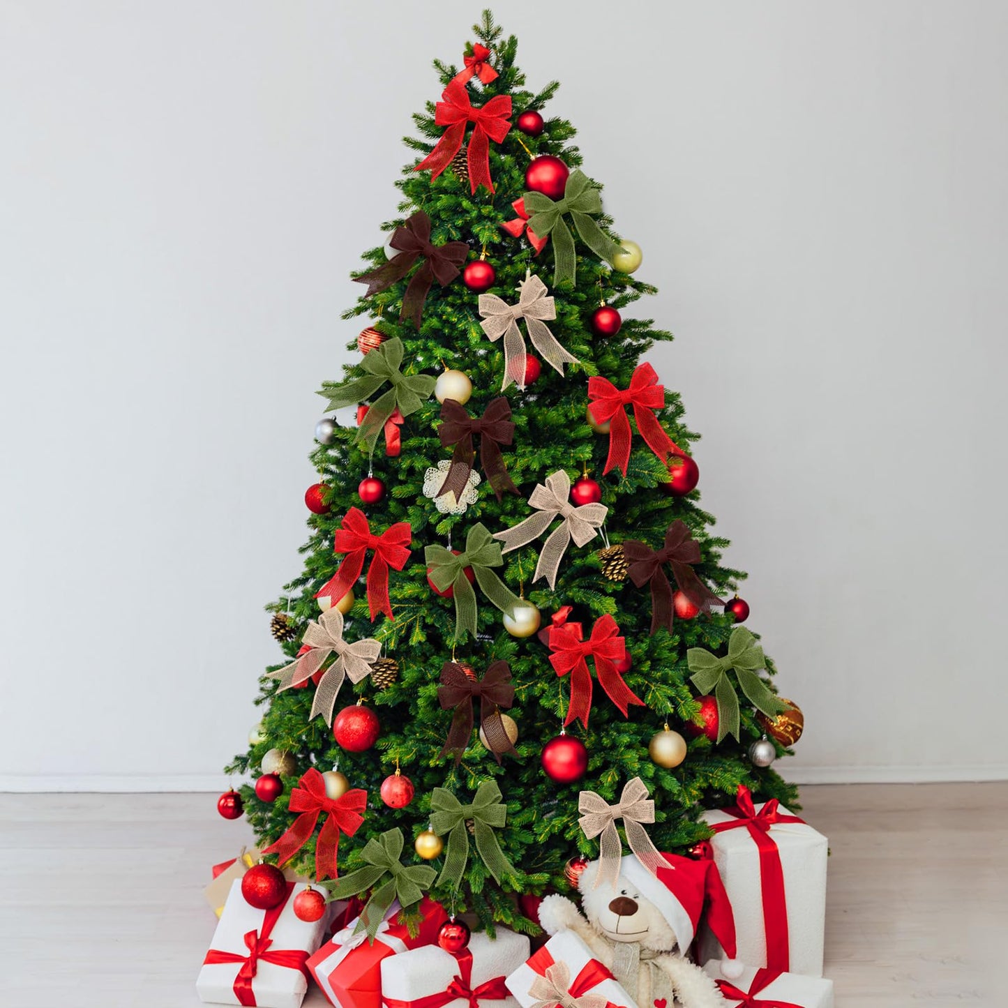 Extended 12-Yard Burlap Ribbon: Natural Wired Edge for Permanent, Handmade Bows & Garlands