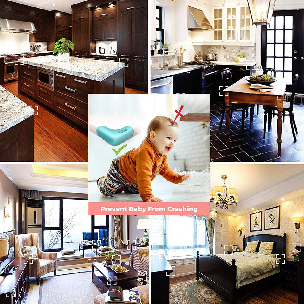 Upgraded Silicone Corner Protectors: Food-Grade 4-Pack