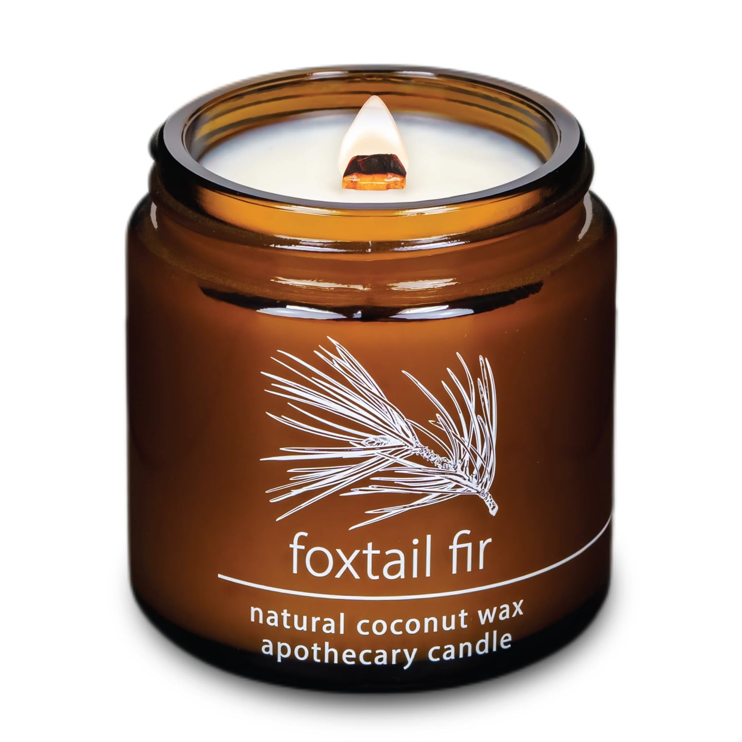 Non-Toxic Coconut Wax Candle: Signature Crackling Wood Wick, Phthalate-Free, 60-Hour Clean Burn