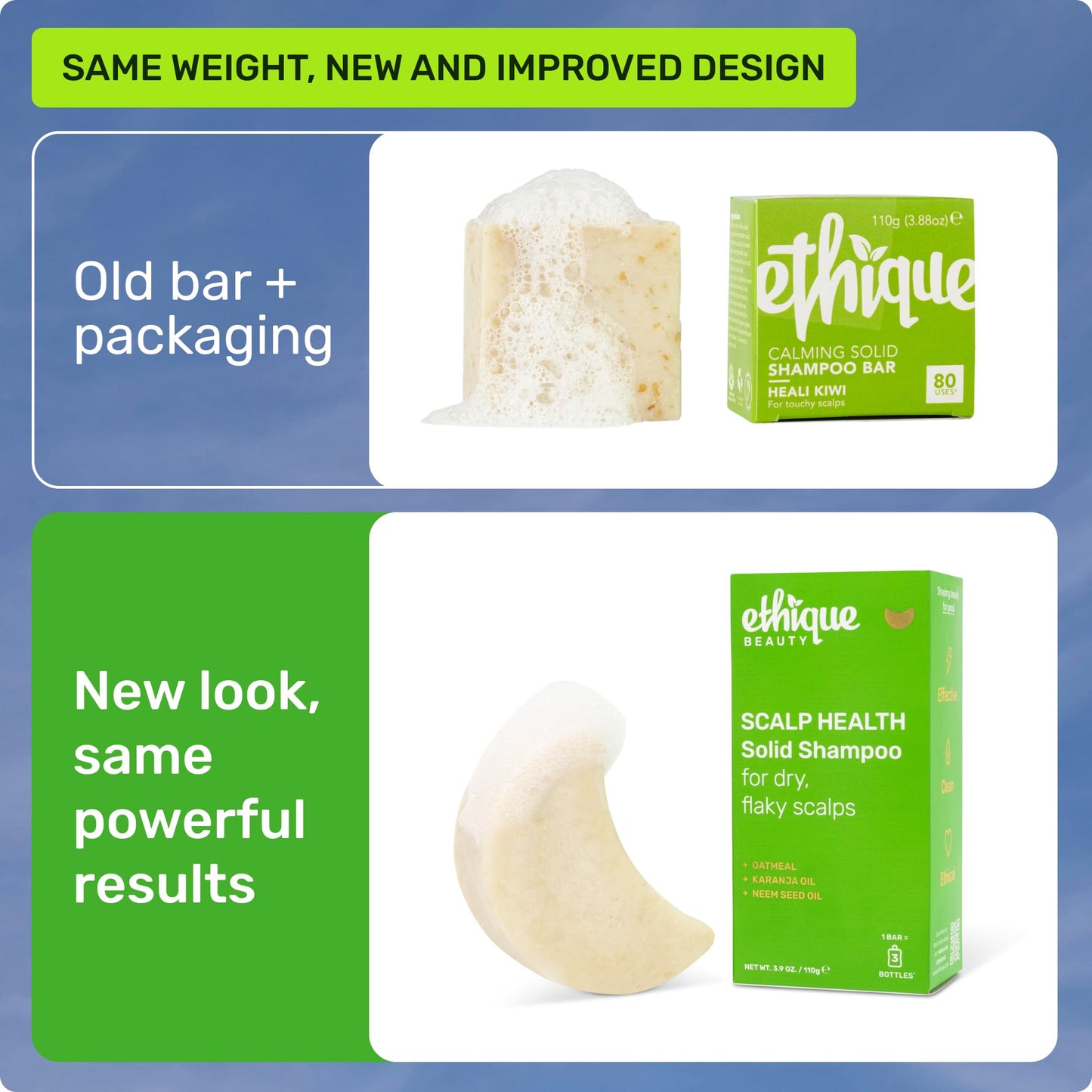 Ethique "Professor Curl" Shea Butter Shampoo Bar: Plastic-Free