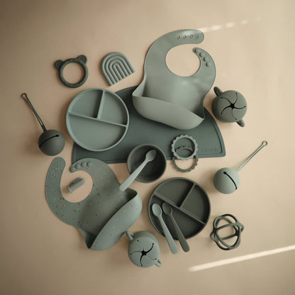 mushie 100% Food-Grade Silicone Divided Suction Plate