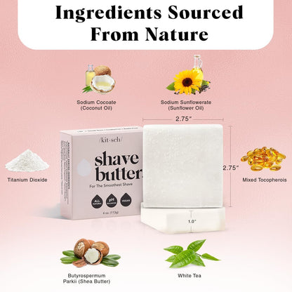 Plastic-Free Sugar Body Scrub Bar, Vegan & Leaping Bunny – Kitsch
