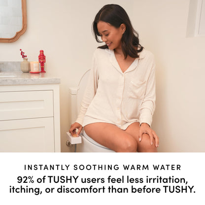 TUSHY 3.0 Spa Bidet Attachment: Cool to Warm Water Cleaning