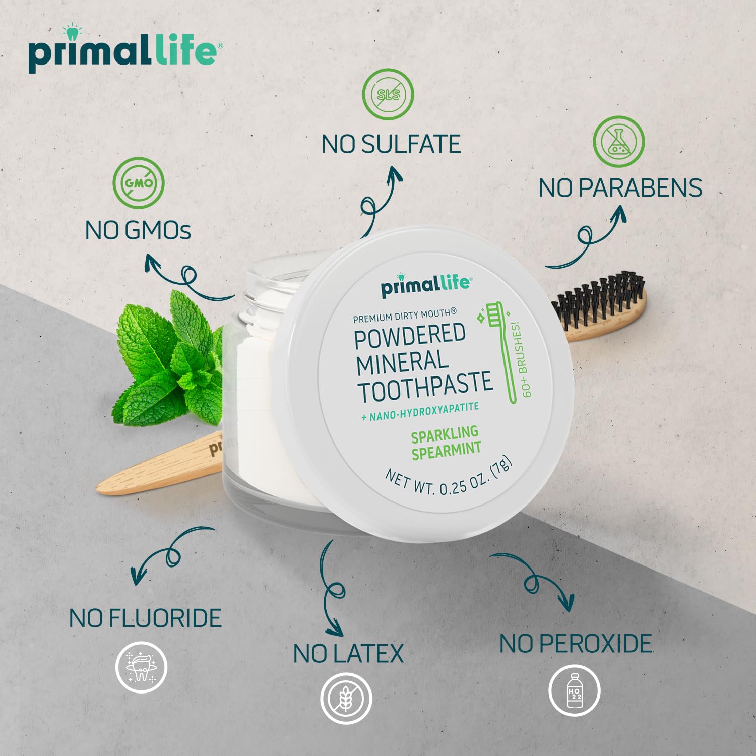 Primal Life Organics: Powdered Mineral Toothpaste, Fluoride - Free, Perfect For All Ages - The Tribalist