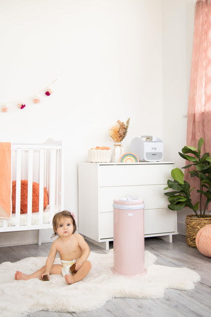 Ubbi Steel Diaper Pail: Powder-Coated Odor-Locking Bin