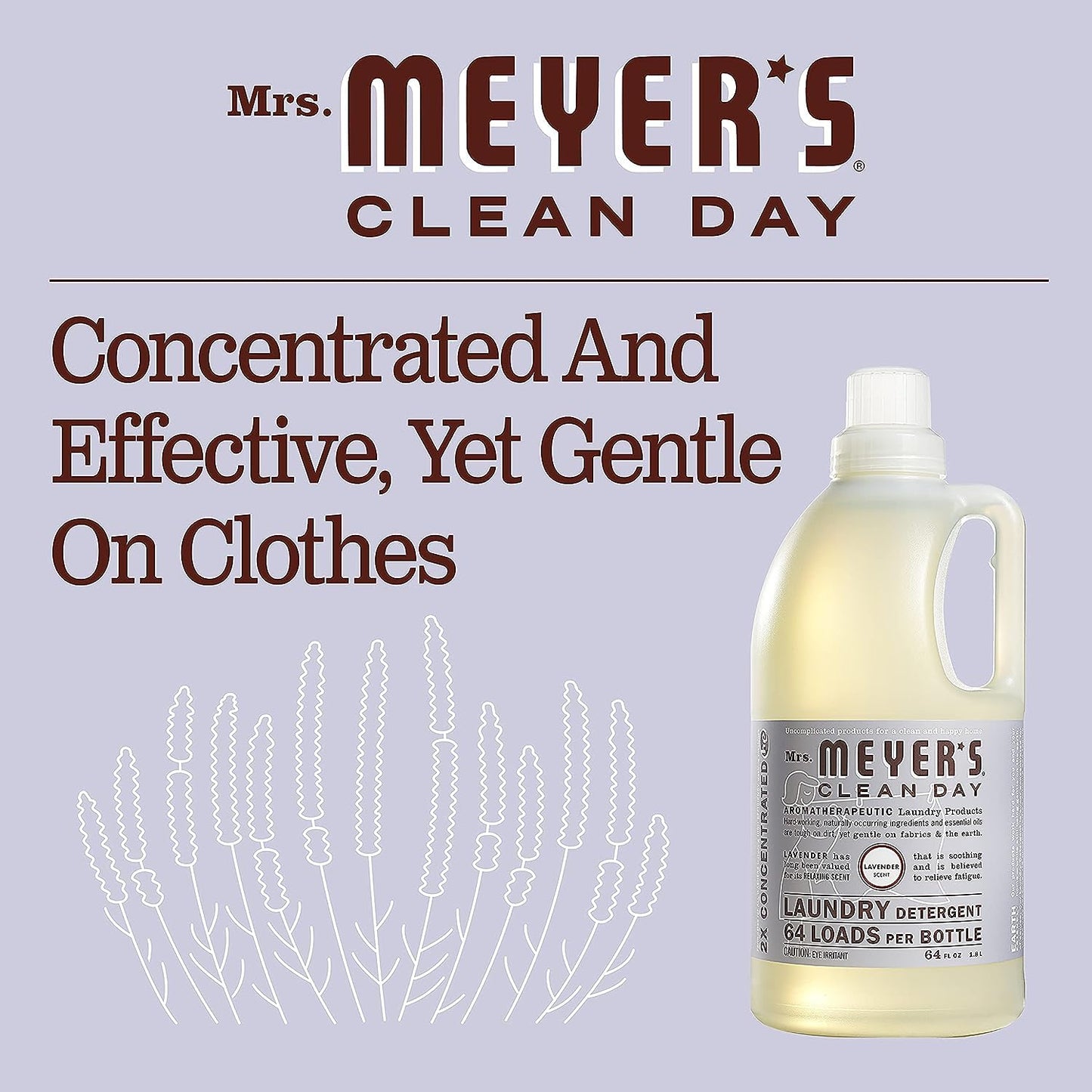 Mrs. Meyer's Clean Day Lavender Concentrated Liquid Laundry Detergent