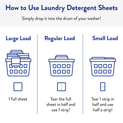 Toxin-Blocking Sleep & Laundry: Non-Toxic Clean People Ultra-Concentrated Detergent Sheets