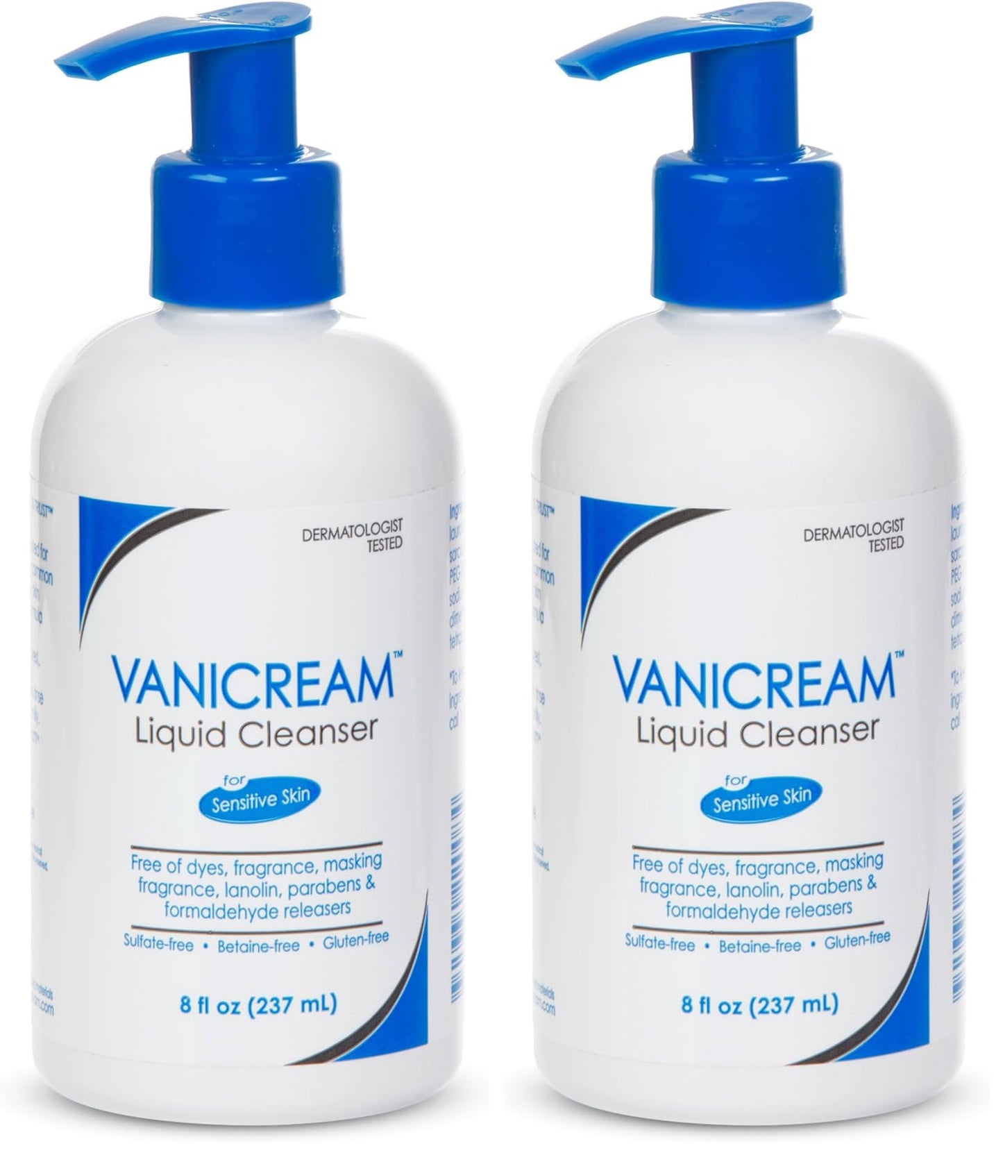Fragrance-Free, Sulfate-Free Gentle Liquid Cleanser for Face & Body – Vanicream