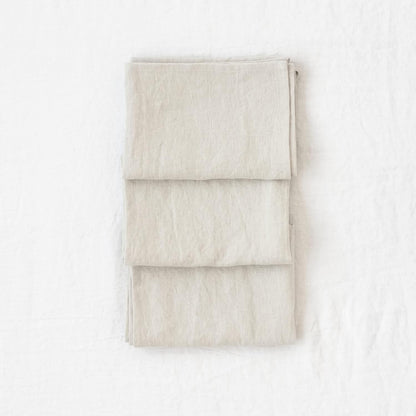 MagicLinen 100% European Linen Tea Towels: OEKO-TEX Certified, Naturally Antibacterial Flax, Handmade in Europe