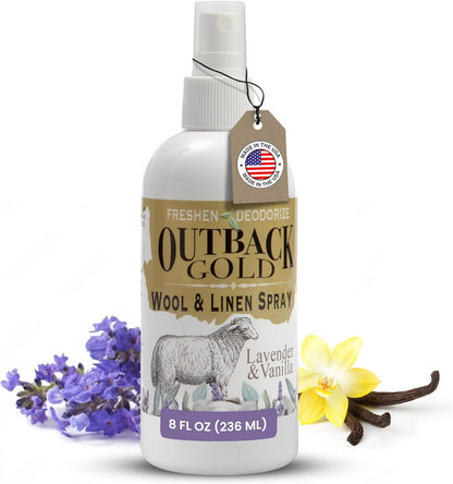 Outback Gold Natural Linen Spray & Fabric Freshener: Lavender & Vanilla