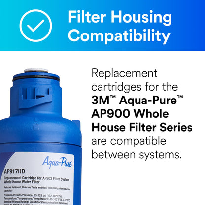 3M Aqua-Pure AP904: Heavy-Duty 304 Stainless Steel Filter to Eliminate Chlorine & Scale