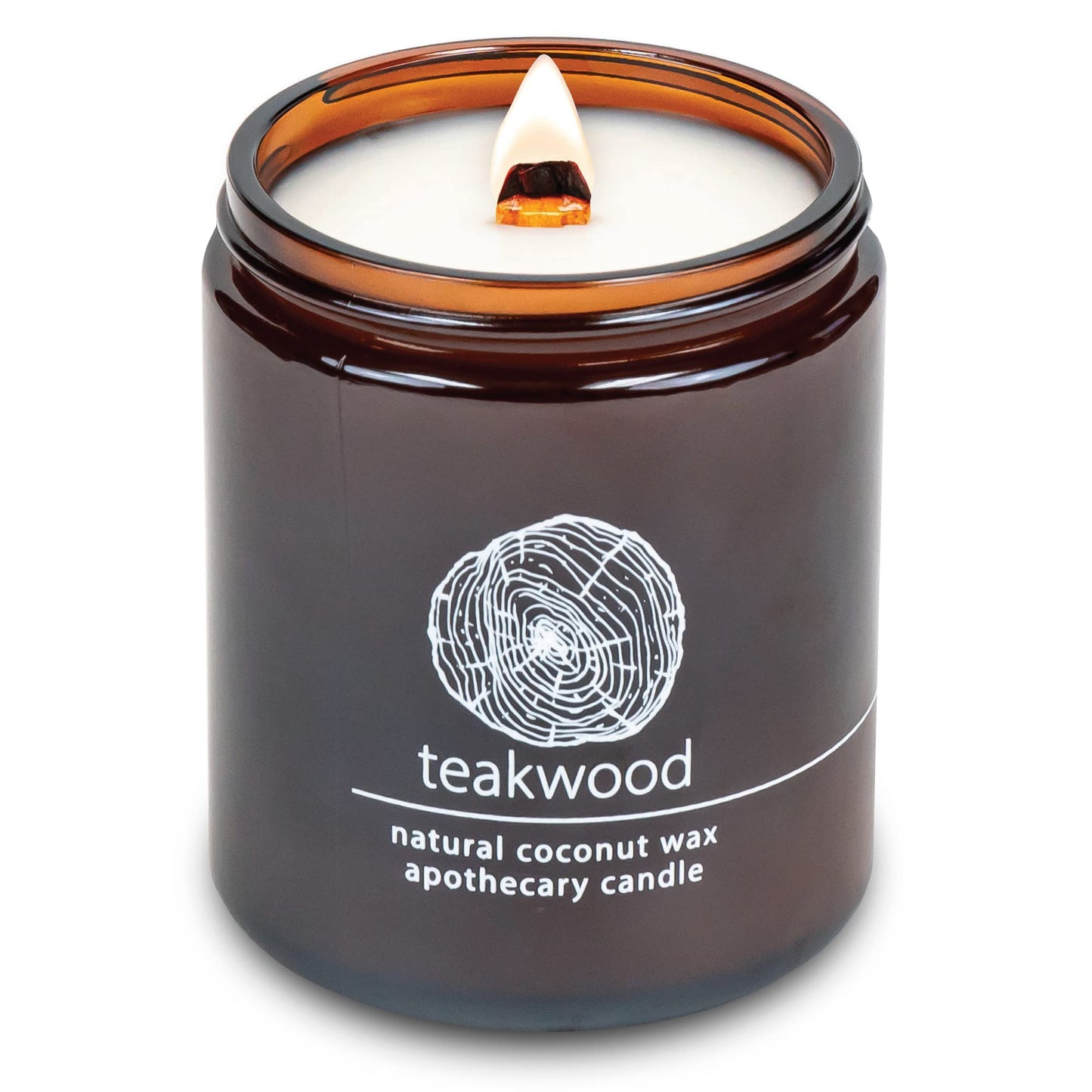 Non-Toxic Coconut Wax Candle: Signature Crackling Wood Wick, Phthalate-Free, 60-Hour Clean Burn
