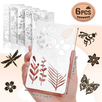 Stop Using Plastic: Metal Stencil Templates Made of Reusable Stainless Steel for Crafts