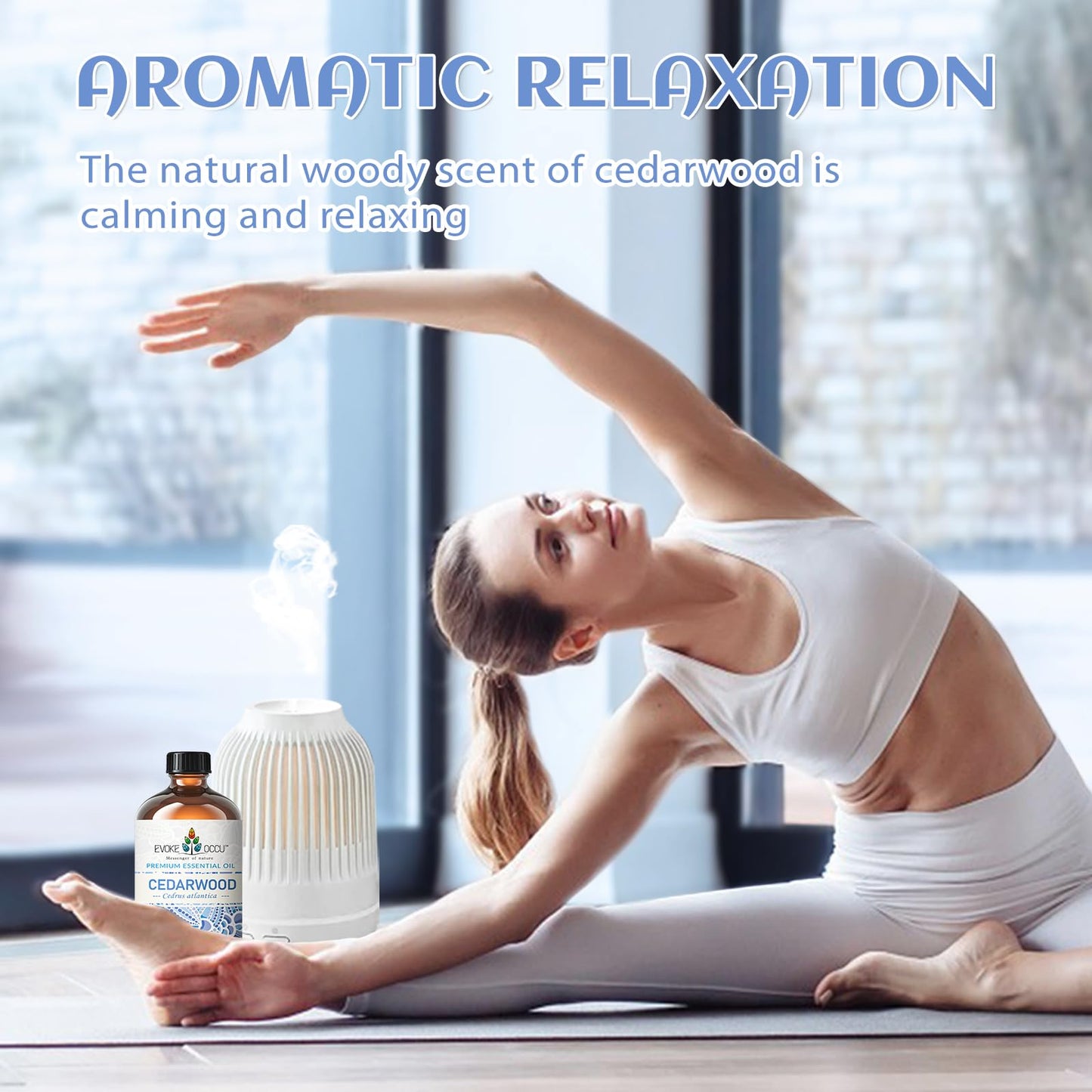 EVOKE OCCU 100% Pure Clary Sage Essential Oil: 4oz Value Size