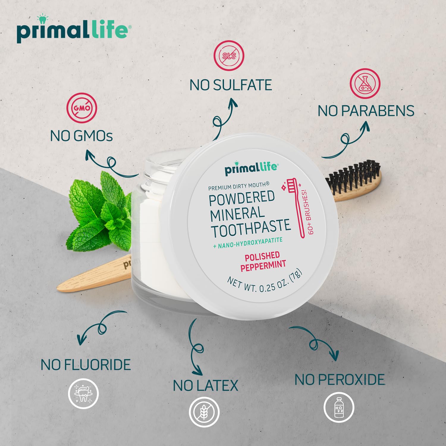 Primal Life Organics: Powdered Mineral Toothpaste, Fluoride - Free, Perfect For All Ages - The Tribalist