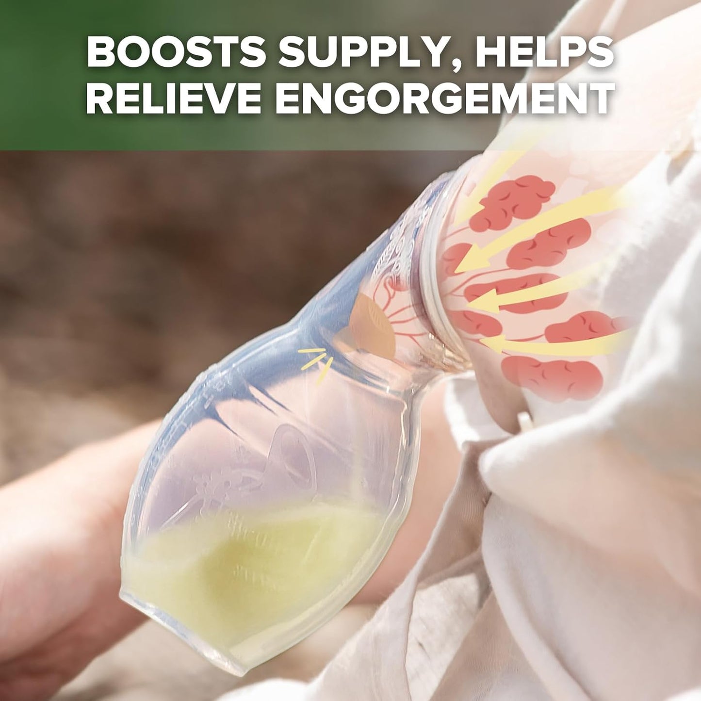 Haakaa 4oz/100ml One-Piece Food-Grade Silicone Breast Pump