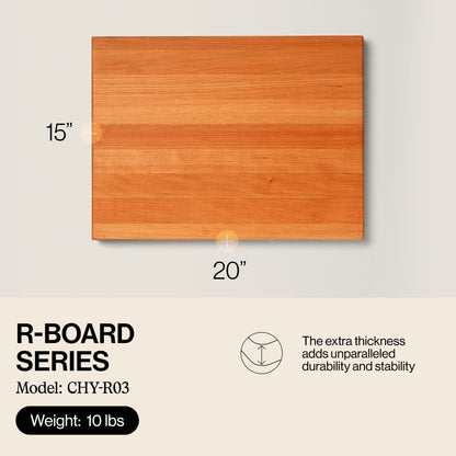 John Boos R-Board Series Maple Cutting Board (24”x18”x1.5”)