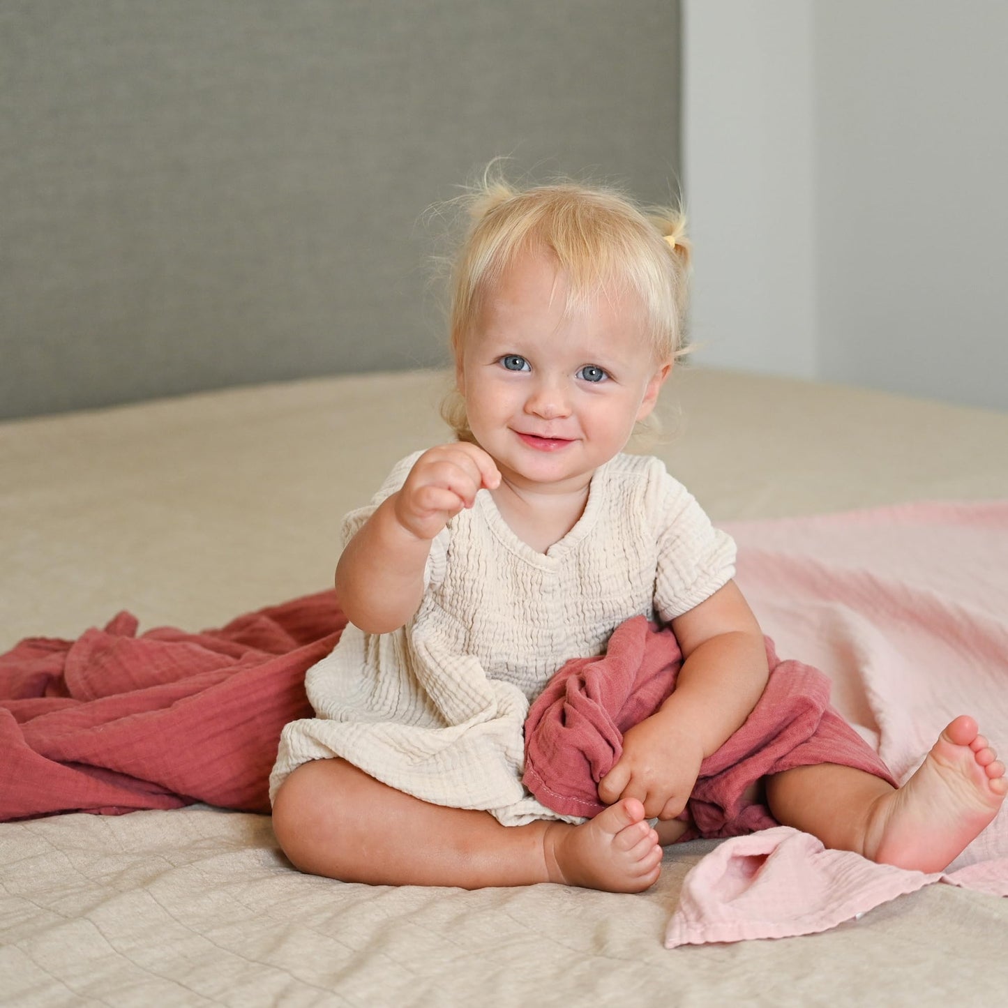 POMISO Muslin Swaddle Pack: 100% Pure Cotton Comfort