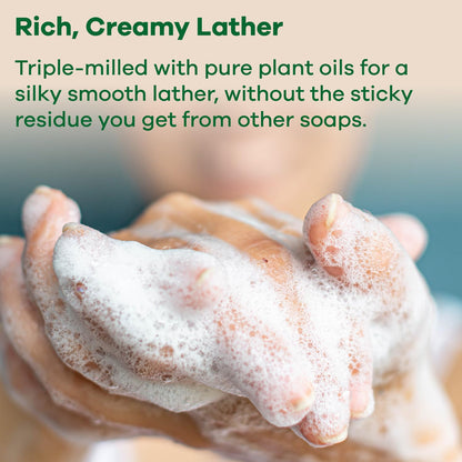 Australian Botanical Goat Milk Soap: Triple Milled with Organic Shea Butter