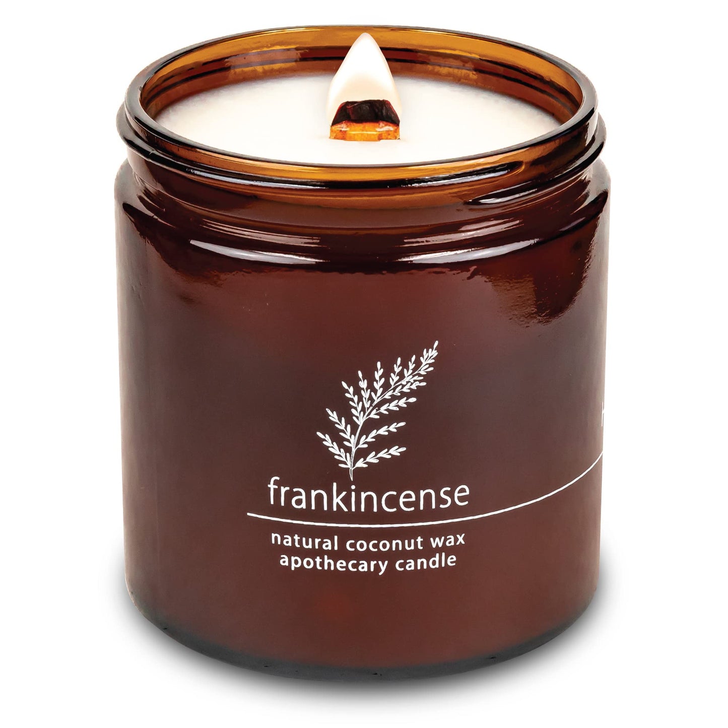 Non-Toxic Coconut Wax Candle: Signature Crackling Wood Wick, Phthalate-Free, 60-Hour Clean Burn