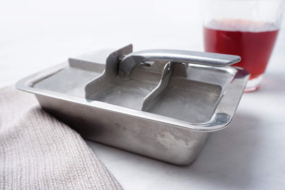 RSVP International Endurance Ice Cube Tray – Vintage-Inspired Stainless Steel, Plastic-Free