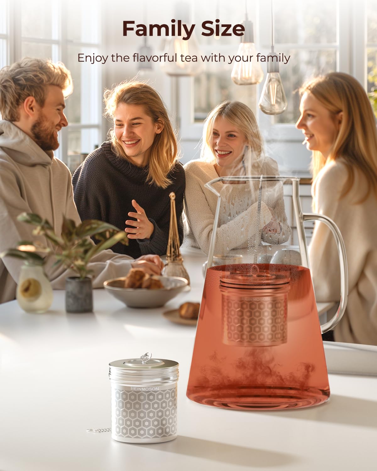 Reinmoson Extra Fine Mesh Stainless Steel Tea Strainer