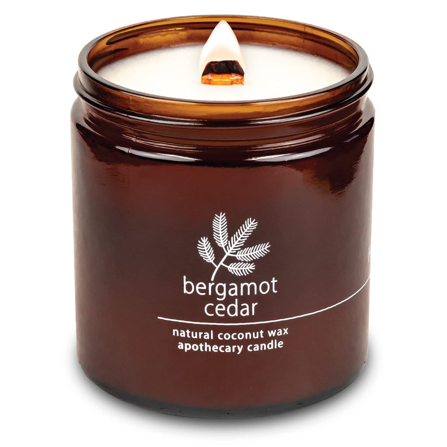 Non-Toxic Coconut Wax Candle: Signature Crackling Wood Wick, Phthalate-Free, 60-Hour Clean Burn