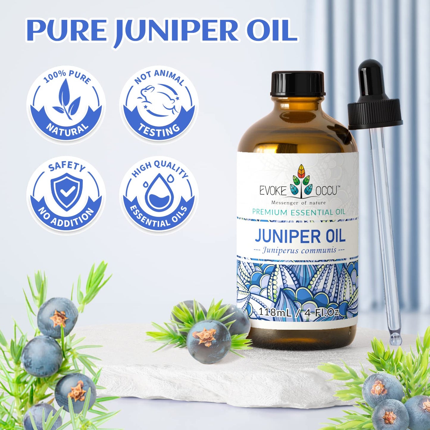 EVOKE OCCU: 100% Pure Clary Sage Essential Oil, 4oz