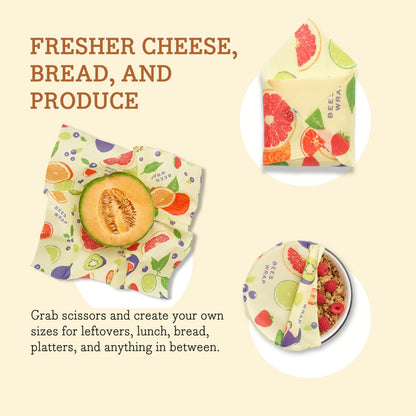 Bee’s Wrap Reusable Beeswax Food Wrap Roll (14" x 52")